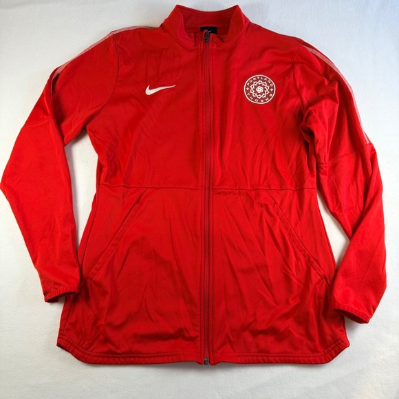 Nike Jackets & Blazers - Nike Portland Thorns FC Jacket Women's M Red Zip-Up NWSL Soccer Dri-Fit